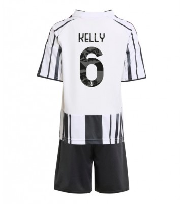 Juventus Lloyd Kelly #6 Prima Maglia Bambino 2025-26 Manica Corta (+ Pantaloni corti)